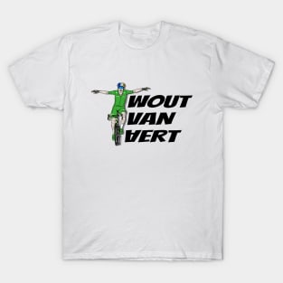 Wout Van Vert Tour de France 2022 - Green jersey champion T-Shirt